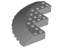 Кръг 90D 10X10, изкривен 18D : {умерено каменно сив}
