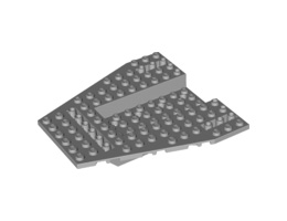 Предна част на кораб 12X12X1 1/3: {умерено каменно сив}