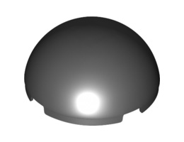 Cylinder Hemisphere 4 x 4 : {черен}