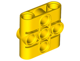 Свързваща полугреда 1X3X3: {ярко жълт}
