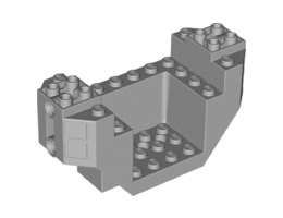 Основа за самолет 4X12X4 с дупка 4.85: {умерено каменно сив}
