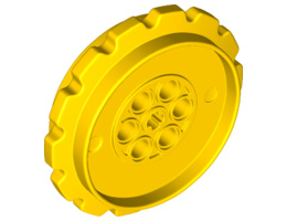 Technic Tread Sprocket Wheel Extra Large: {ярко жълт}