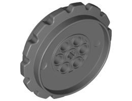 Technic Tread Sprocket Wheel Extra Large: {тъмно каменно сив}