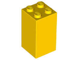 Тухличка 2X2x3 : {ярко жълт}