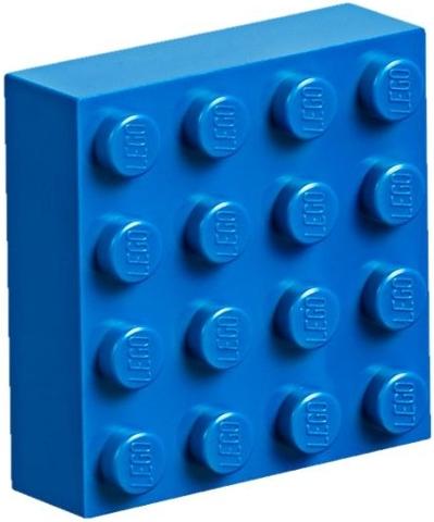 Magnet Brick, Modified 4 x 4 Sealed Base: {ярко син}