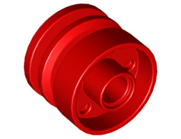 Джанта широка 18 x 14 мм с дупка Ø4.8 мм : {ярко червен}