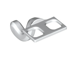 Опашка 14X24X16 mm: {бял}