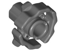 Technic, Clutch Connector Male / Inside: {тъмно каменно сив}