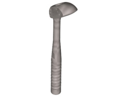Minifigure, Utensil Golf Club, Driver / Fairway: {сребърно метален}