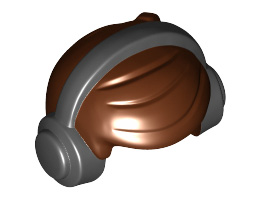 Мини перука No. 228: {червеникаво-кафяв}