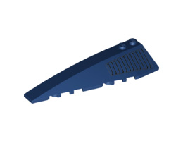 Wedge 10 x 3 Left with Ford Mustang Vent Pattern: {земно син}