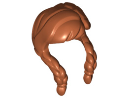 Мини перука No. 232: {тъмно оранжев}