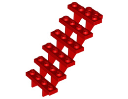 Стълбище 7X4x6: {ярко червен}