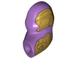 Arm Giant, Left with Gold Armor Pattern: {умерено лавандулов}