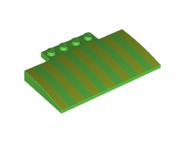 Рампа 4X8X6.4, с крило, NO. 14: {ярко зелен}