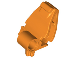 Crane Grab Jaw with Axle and Pin Hole: {ярко оранжев}