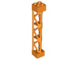 LATTICE TOWER 2X2X10 W/CROSS: {ярко оранжев}