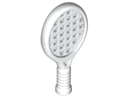 Minifigure, Utensil Tennis Racket : {бял}