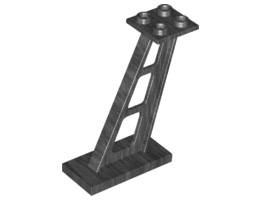 Опора 2X4/2X2, наклонена: {титаниево метален}