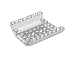 Ниско дъно 8X8X2 Ø4.85 : {бял}