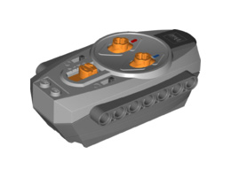 Electric, Power Functions 9V Remote Control Unit with Dark Bluish Gray Bottom : {умерено каменно сив}