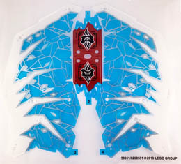 Plastic Dragon Wings and Ice Emperor Flags, Sheet of 4: {неопределен}