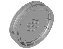 Wheel 75mm D. x 15.8mm Motorcycle: {умерено каменно сив}