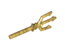Minifigure, Weapon Trident : {топло златист}