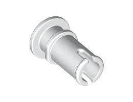 Technic, Pin 1/2 with Foil Connector: {бял}