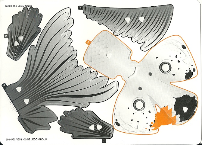 Plastic Sheet for Set 81000, Sheet 2 - (59441/6271654): {мултикомбинация}