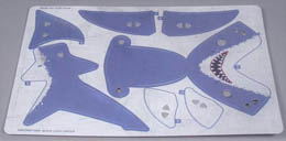 Plastic Skin Shark Sheet 2 of 2 for Set 81001-1: {неопределен}