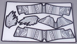 Plastic Skin Ink Koi Sheet 2 of 2 for Set 81003-1: {неопределен}