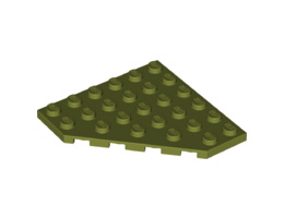 Скосена плочка 6X6X45°: {маслинено зелен}