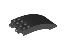 Черупка 4X8x2 с вилка : {черен}