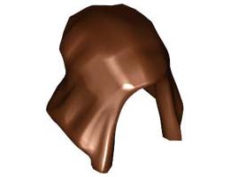 Мини шапка No. 110: {червеникаво-кафяв}