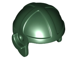 Minifigure, Headgear Cap, Aviator: {земно зелен}