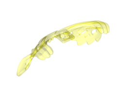 Minifigure, Wings Ghost with Cutouts: {прозрачно флуорисциращо зелен}