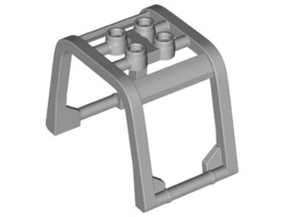 Предно стъкло 4X3x3 с остър край: {умерено каменно сив}