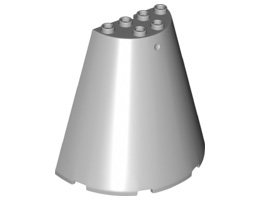 Полуконус 8X6X4 : {умерено каменно сив}