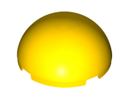 Cylinder Hemisphere 4 x 4 : {ярко жълт}