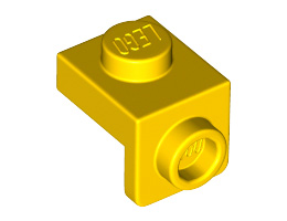 Плочка 1X1 с 1.5 плочка 1X1 надолу: {ярко жълт}