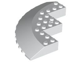 Кръг 90D 10X10, изкривен 18D : {бял}