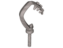 Minifigure, Weapon Hook with 3 Spikes: {сребърно метален}