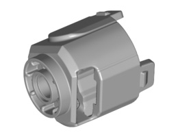 Technic, Gear Differential Housing: {умерено каменно сив}