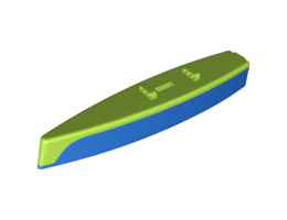 Лодка 36X7X7 с 4.85 отвор: {ярко син}