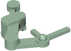 Minifigure, Utensil Drafting Table Arm (3D Printed) (Set 4000034): {пясъчно зелен}