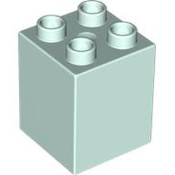 DUPLO BRICK 2X2X2: {аквамарин}