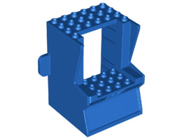 Minifigure, Utensil Arcade Game Cabinet Body: {ярко син}