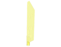 Propeller 1 Blade 14L with Axle Hole: {прозрачно флуорисциращо зелен}