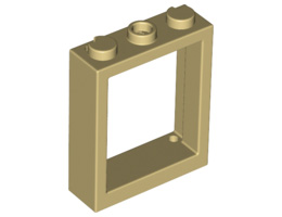 Рамка 1X3X3: {тухлено жълт}